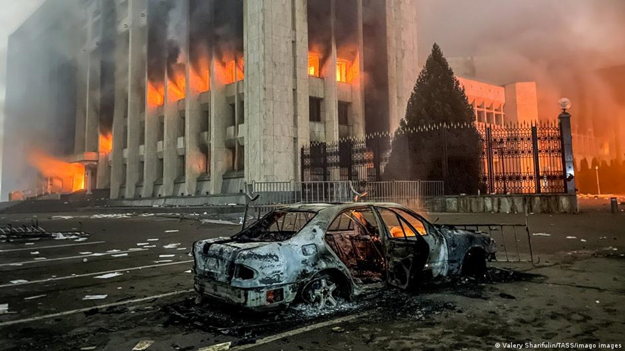 Kazakistan Olaylarından Gelen Kan Donduran Görüntüler