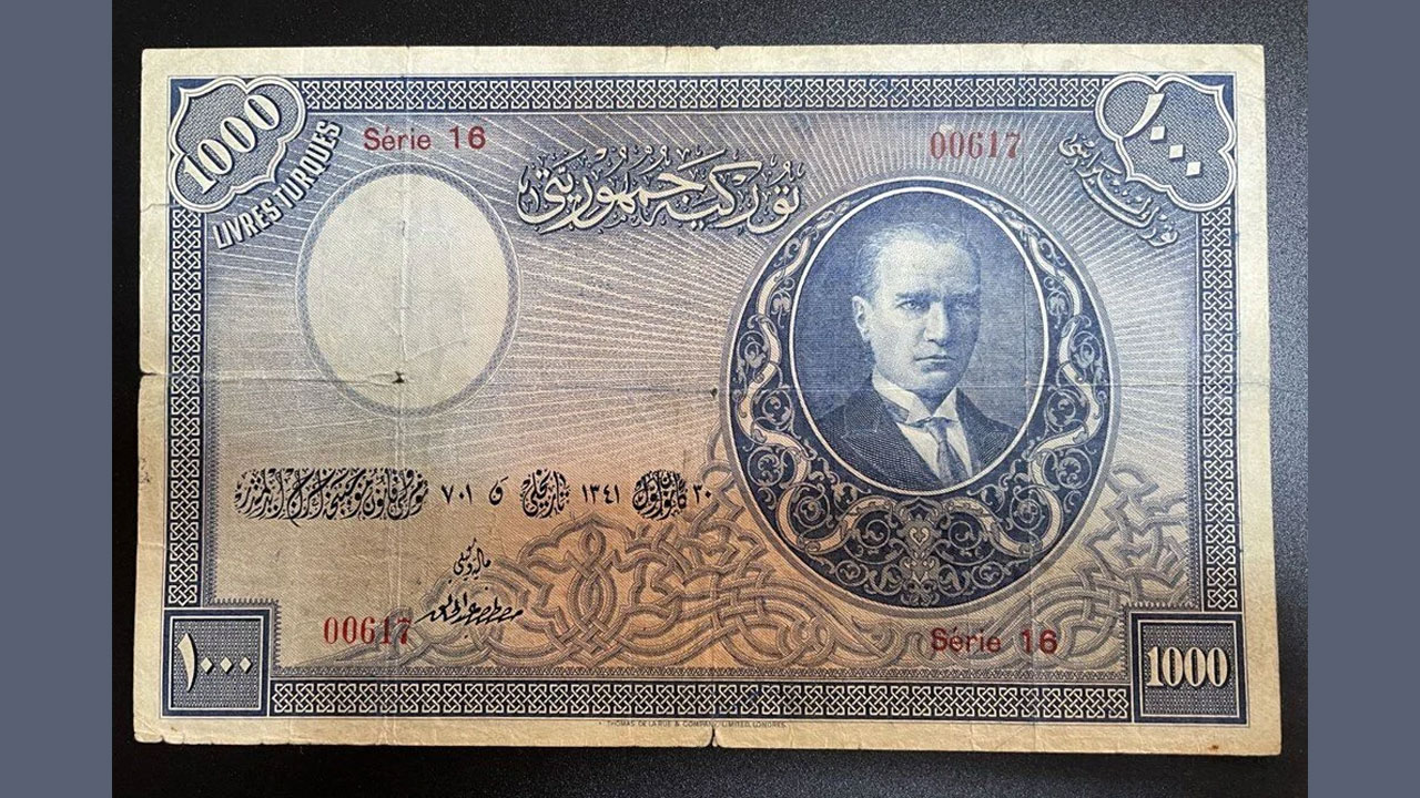 1000 TL banknote