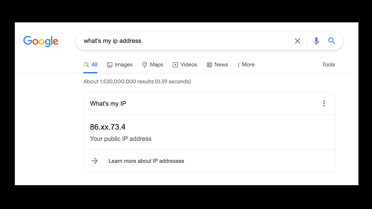 ip address google