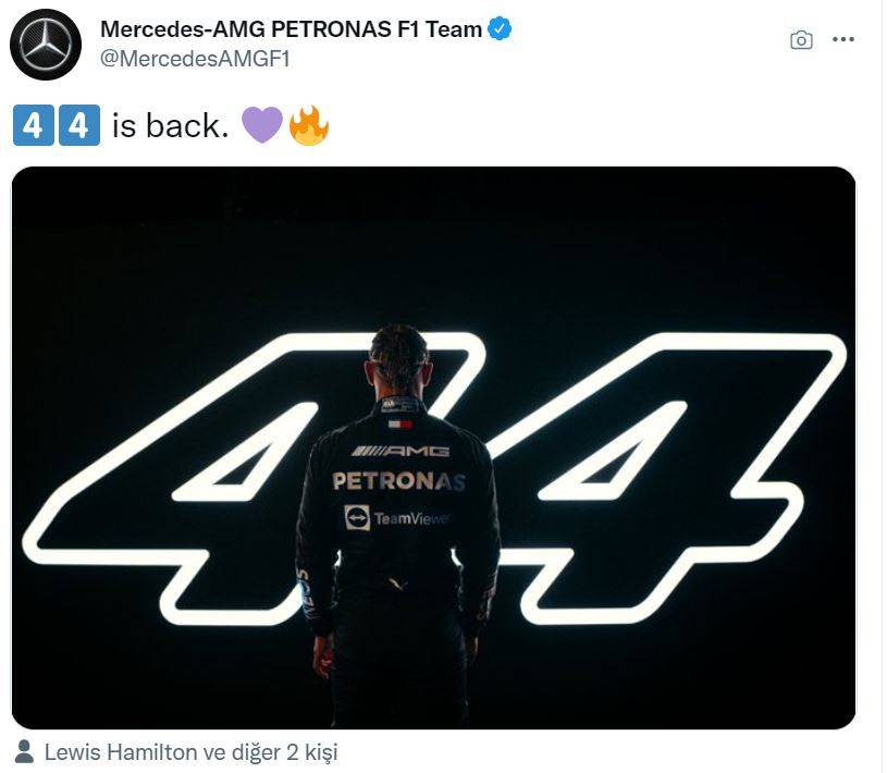Mercedes, Lewis Hamiltonun Geri Dndn Duyurdu