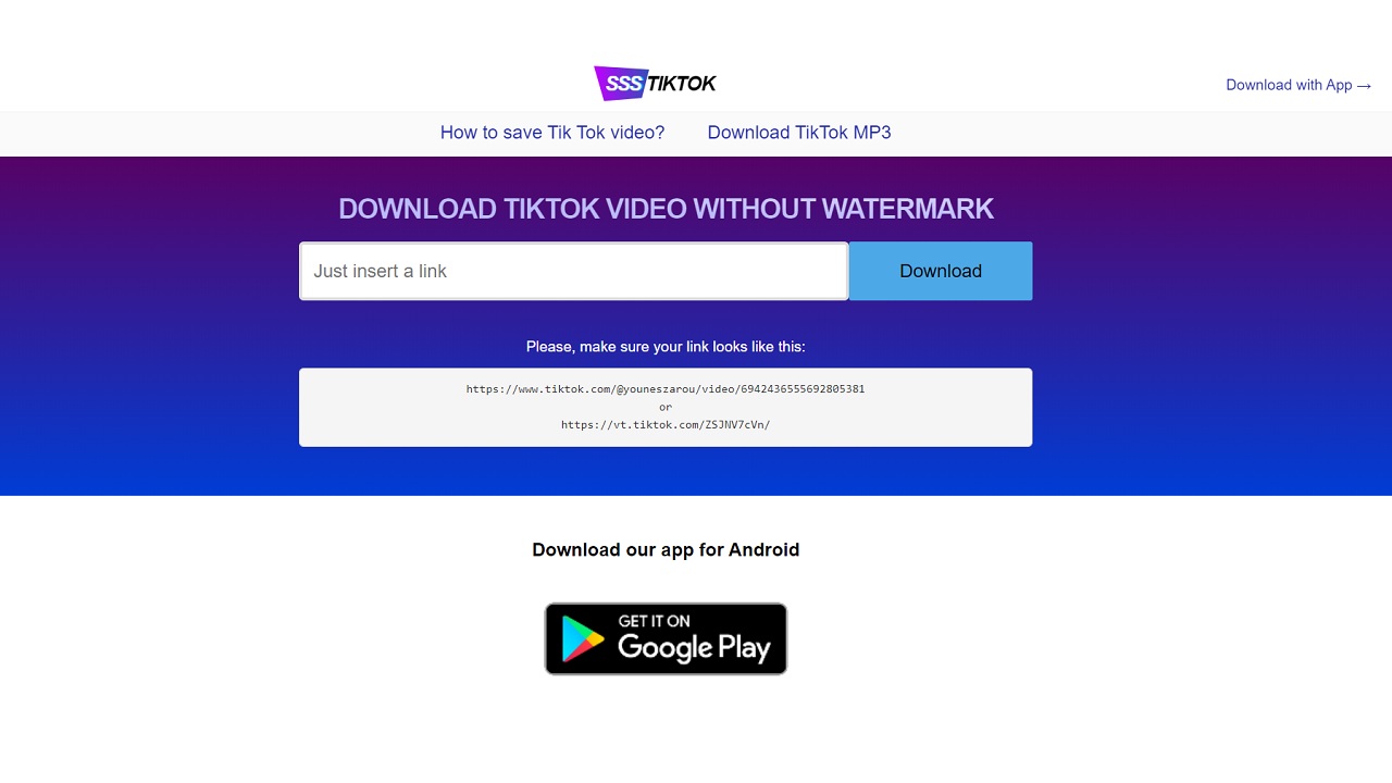 Watermark download tiktok video without TikTok video