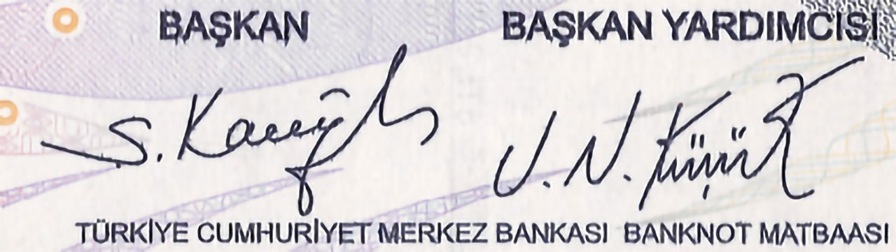 5 Turkish liras