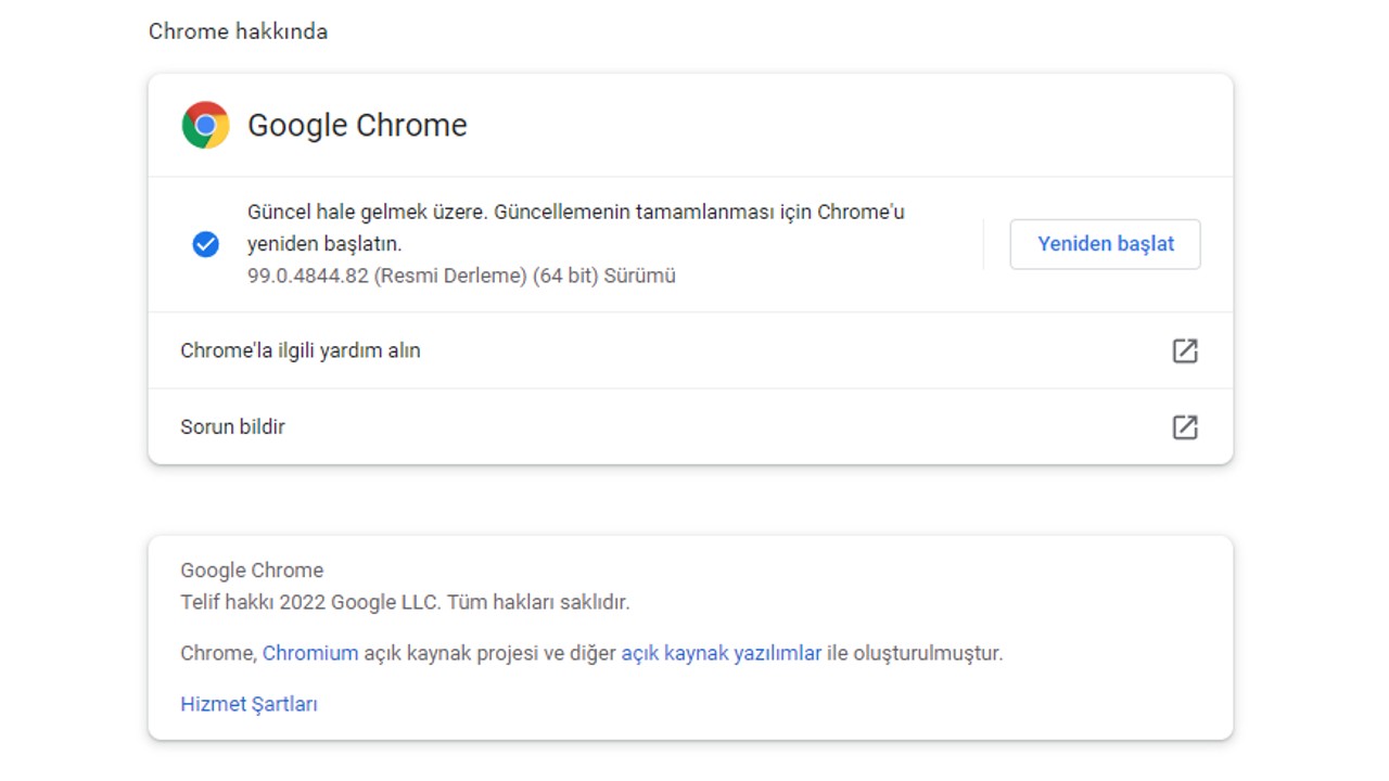 Google Chrome'dan Acil Durum Gvenlik Gncellemesi