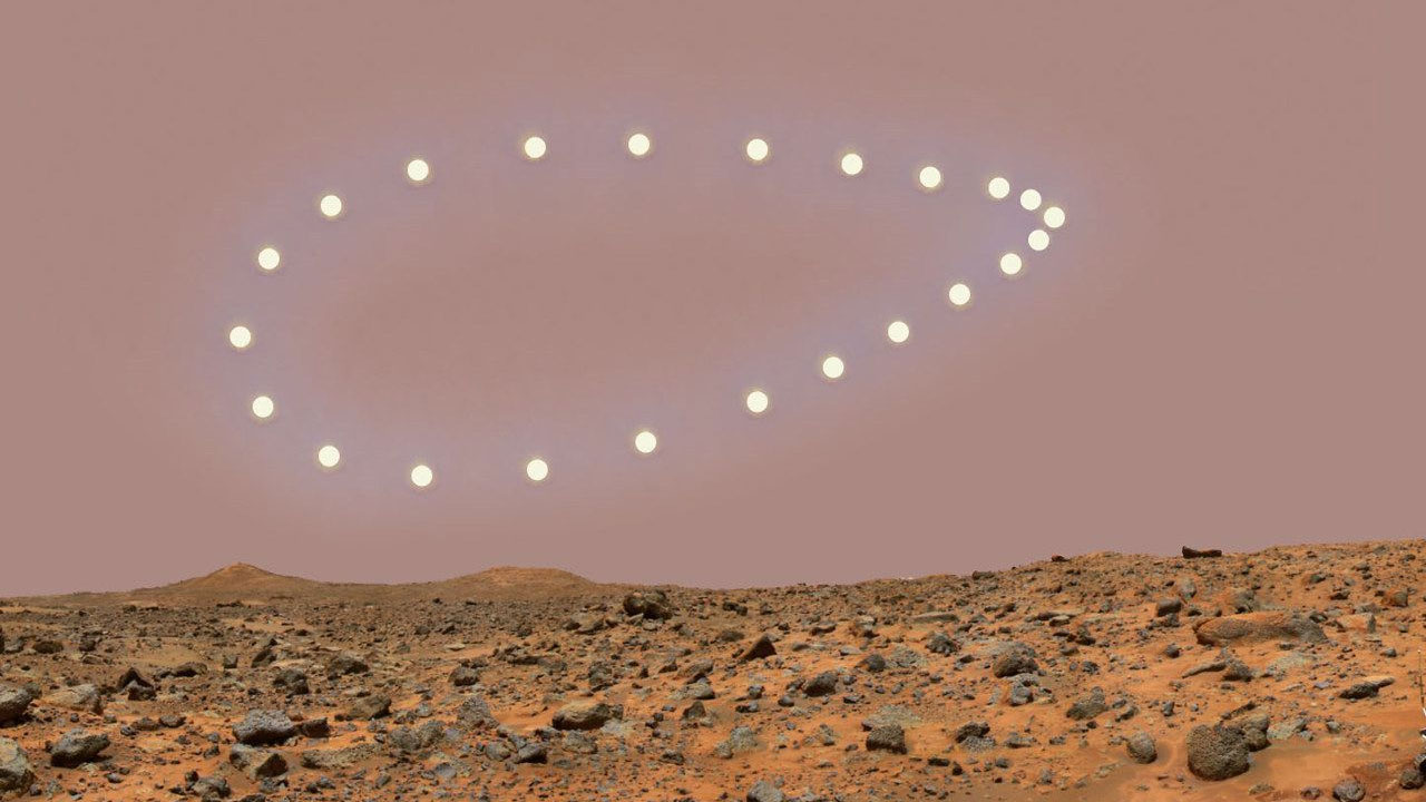Analemma from Mars