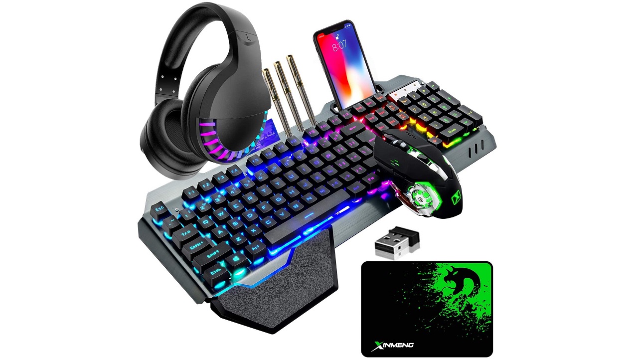 Hoopond Keyboard - Headset - Mouse Set