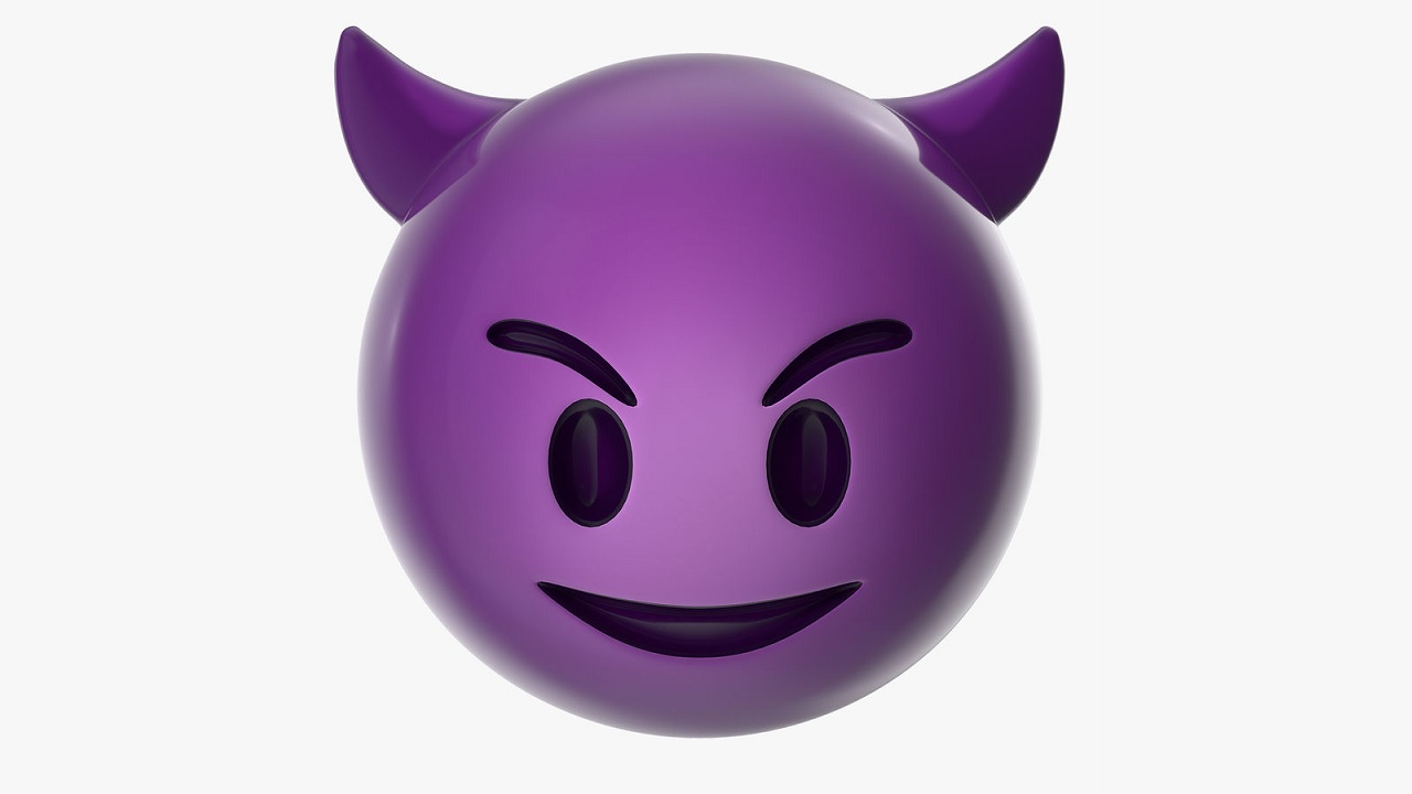 laughing devil emoji