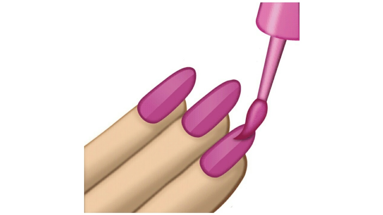 nail polish hand emoji