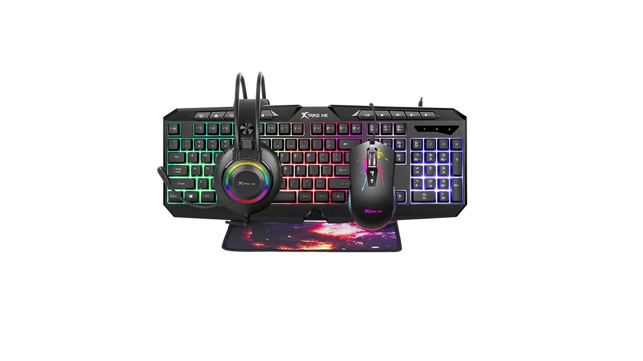 Xtrike-Me Keyboard - Headset - Mouse Set