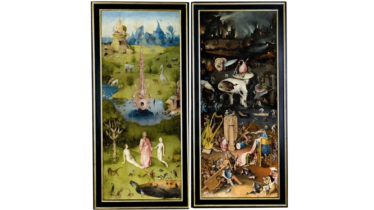 hieronymus bosch, worldly pleasures painting
