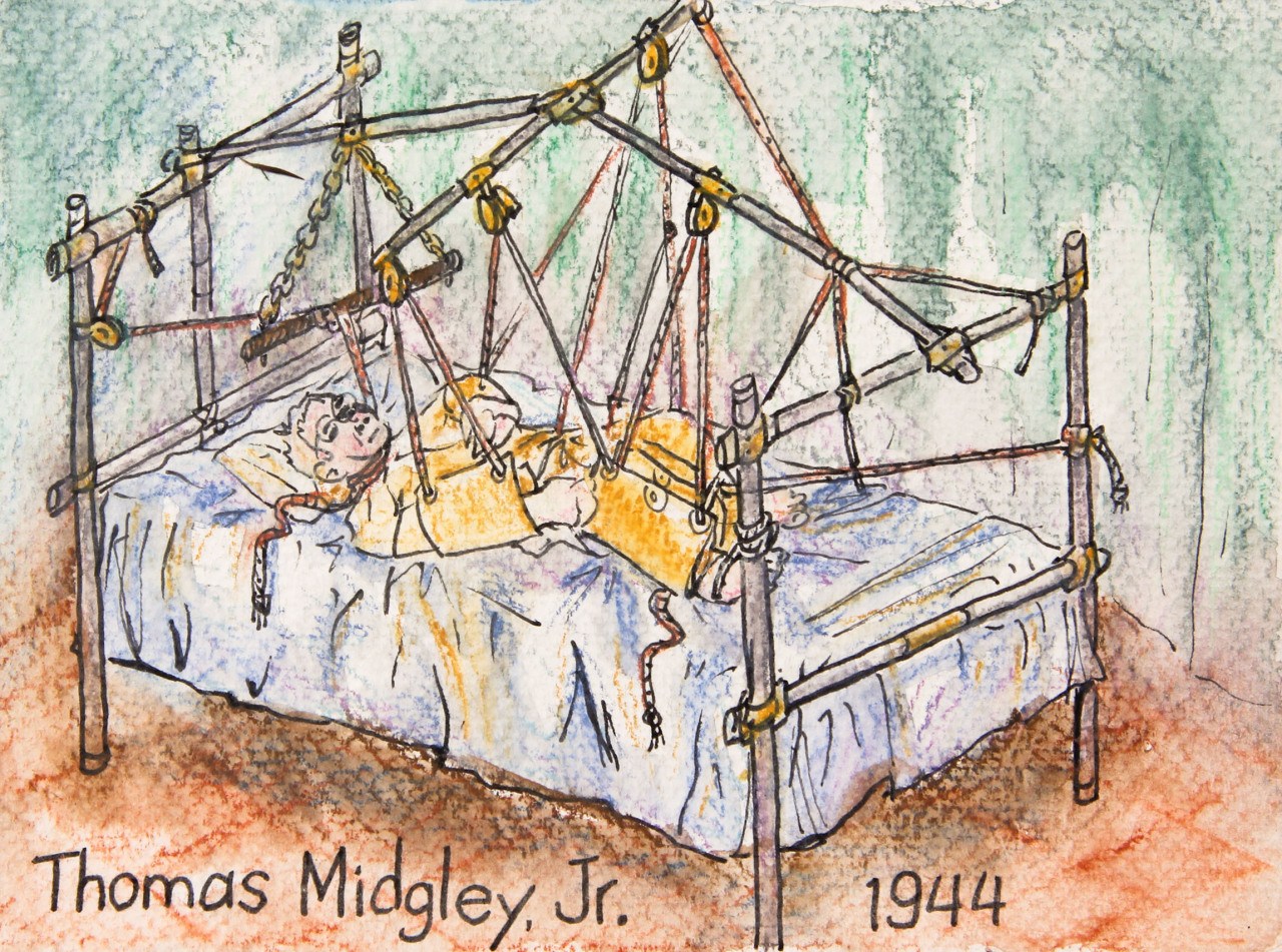Thomas Midgley portrayed