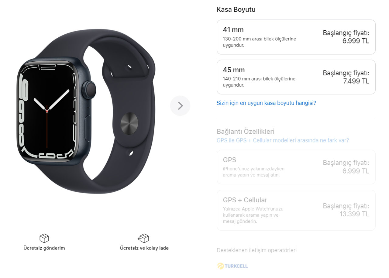 eSIM Destekli Apple Watch, Türkiye’de Satışa Sunuldu (iPhone 11’den Daha Pahalı)