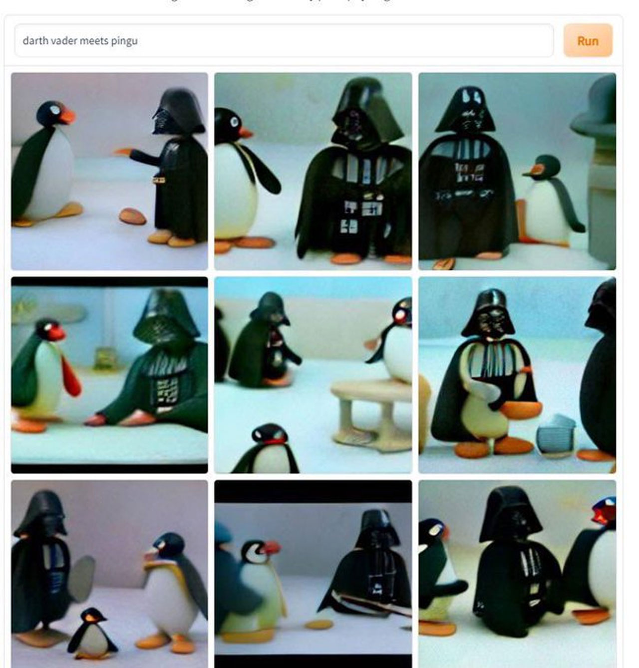 Darth Vader and Pingu