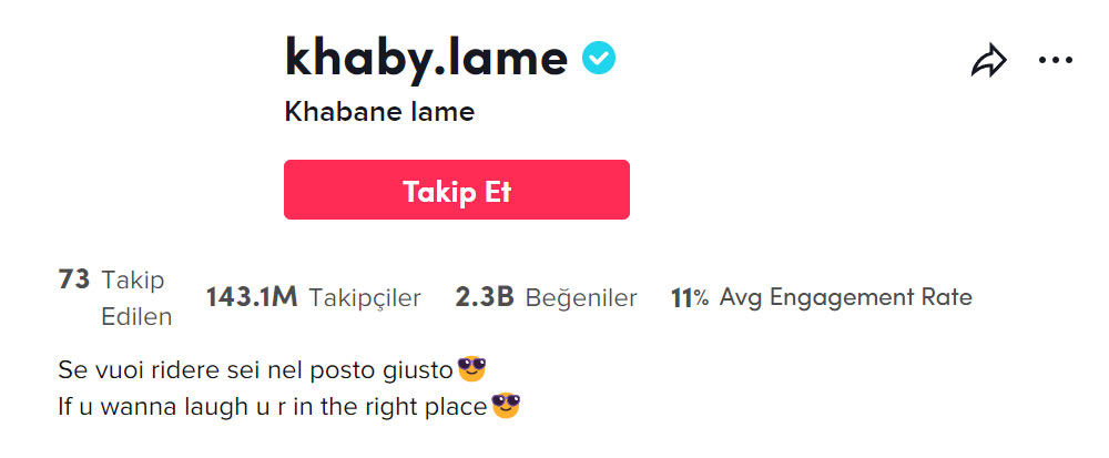 2022 - Khaby Lame Becomes the Most Followed TikTok User! - News Text Area