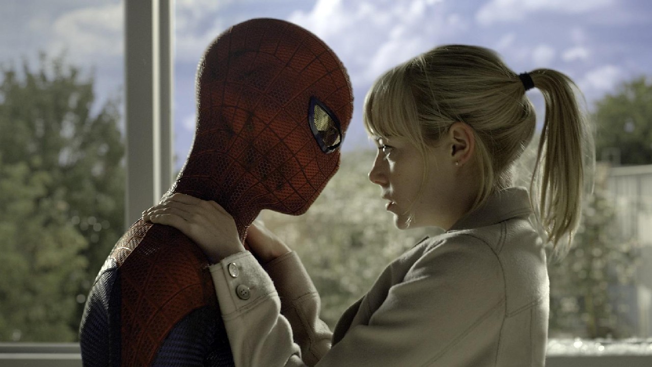 Spider-Man and his girlfriend