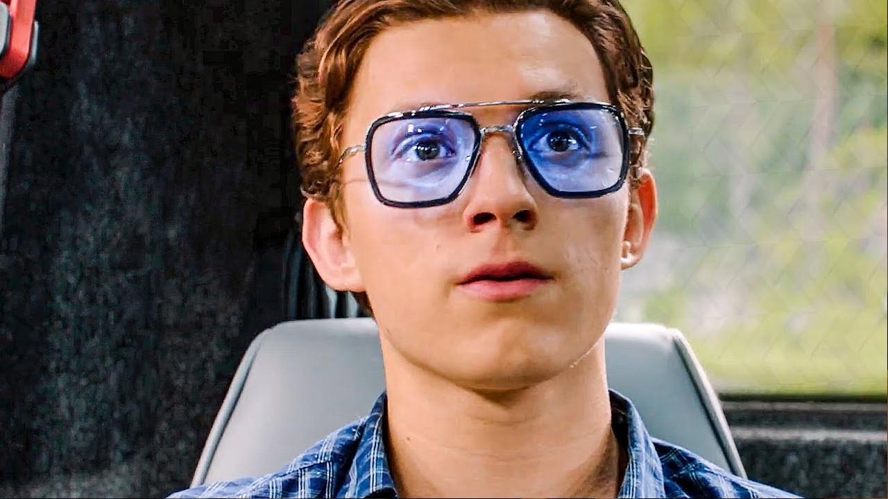 Peter Parker with glasses