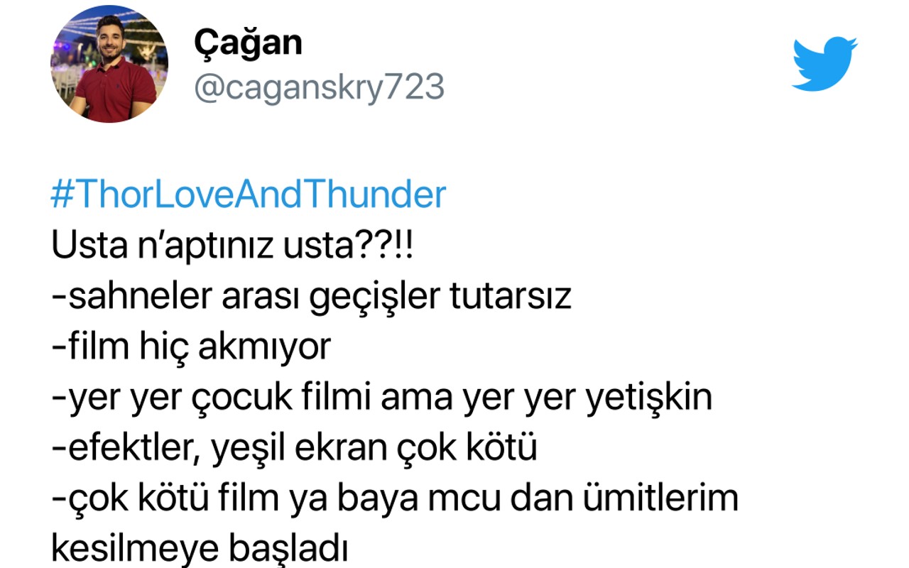 Love and Thunder reaction