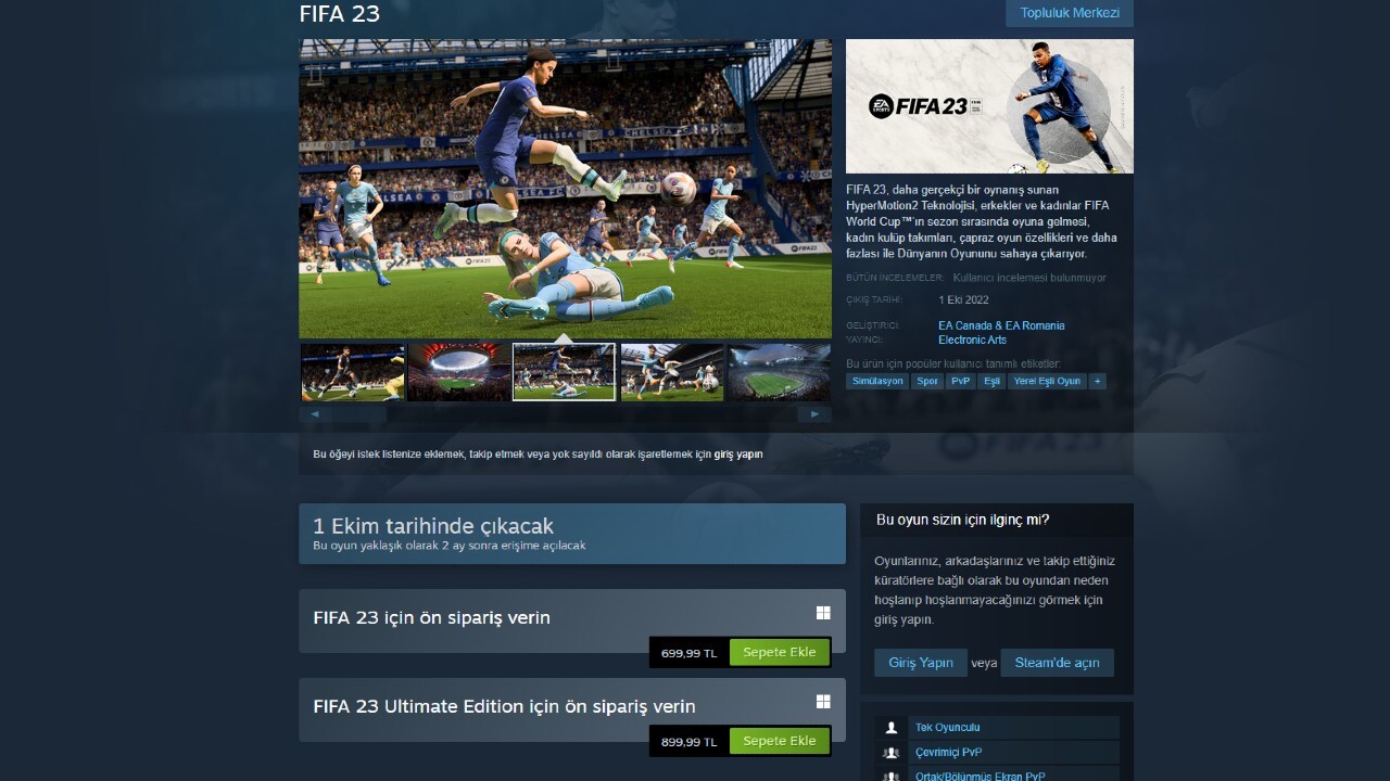 $70 for FIFA 23, and Free-to-Play Card Pack Model on top of that. Yikes! :  r/Steam