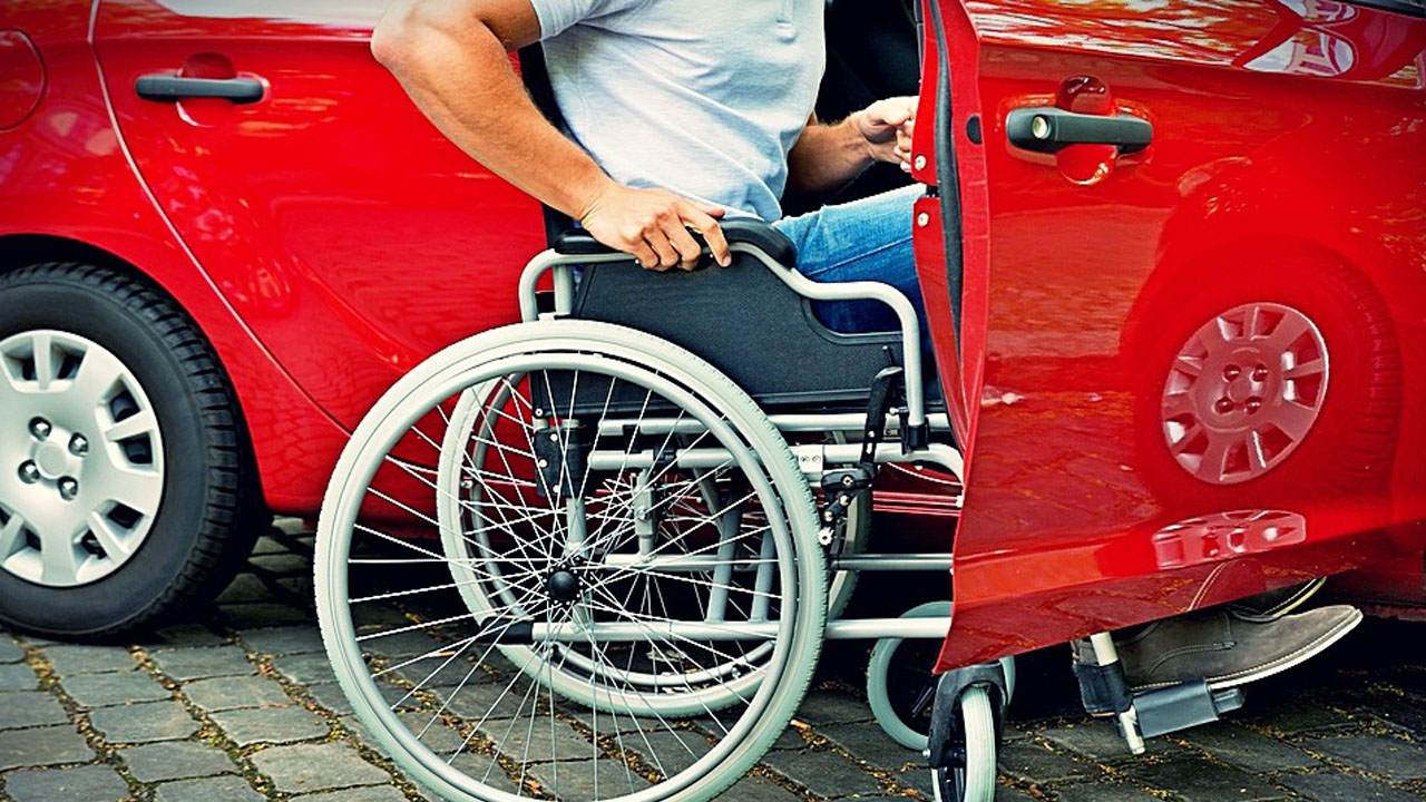 handicapped car