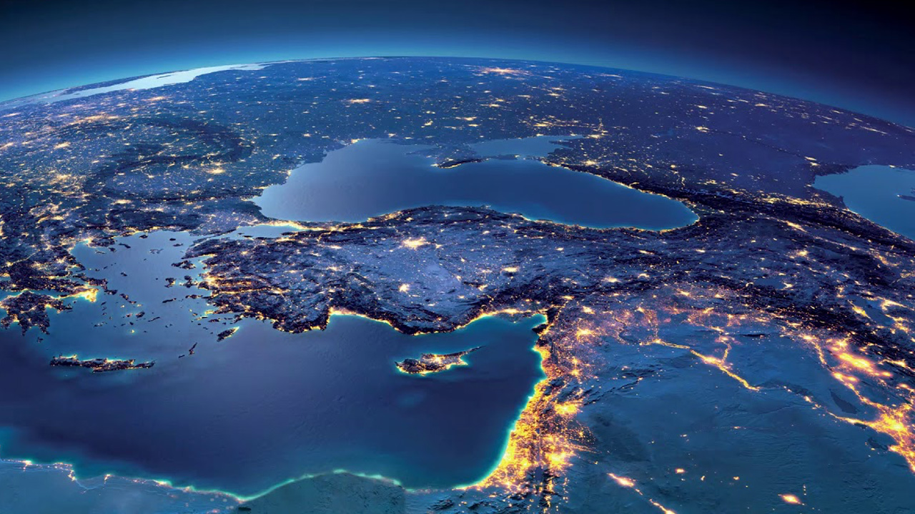 Turkey view from space