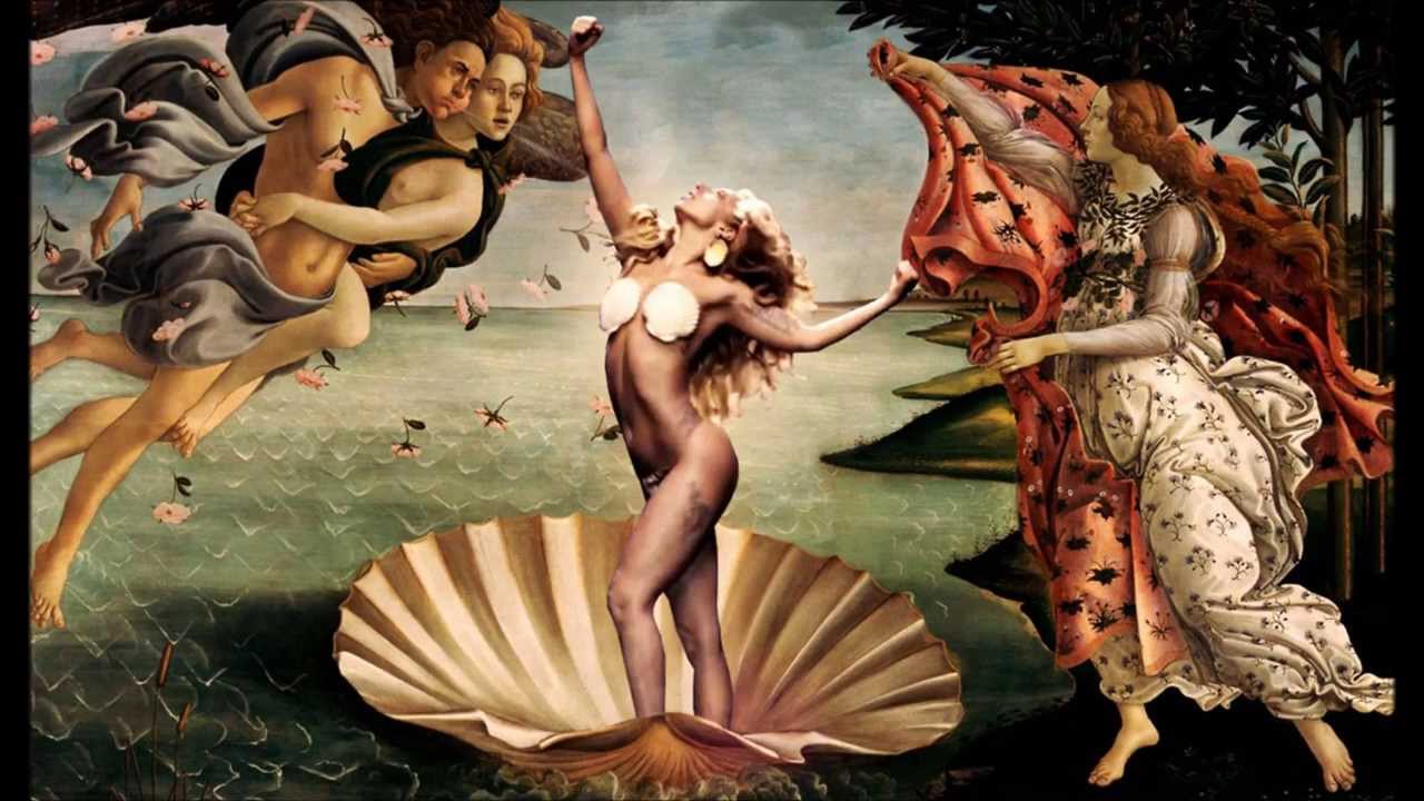 Sandro Botticelli, The Birth of Venus, lady gaga