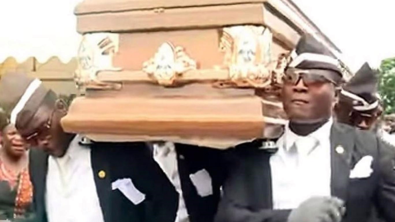 funeral funny dance