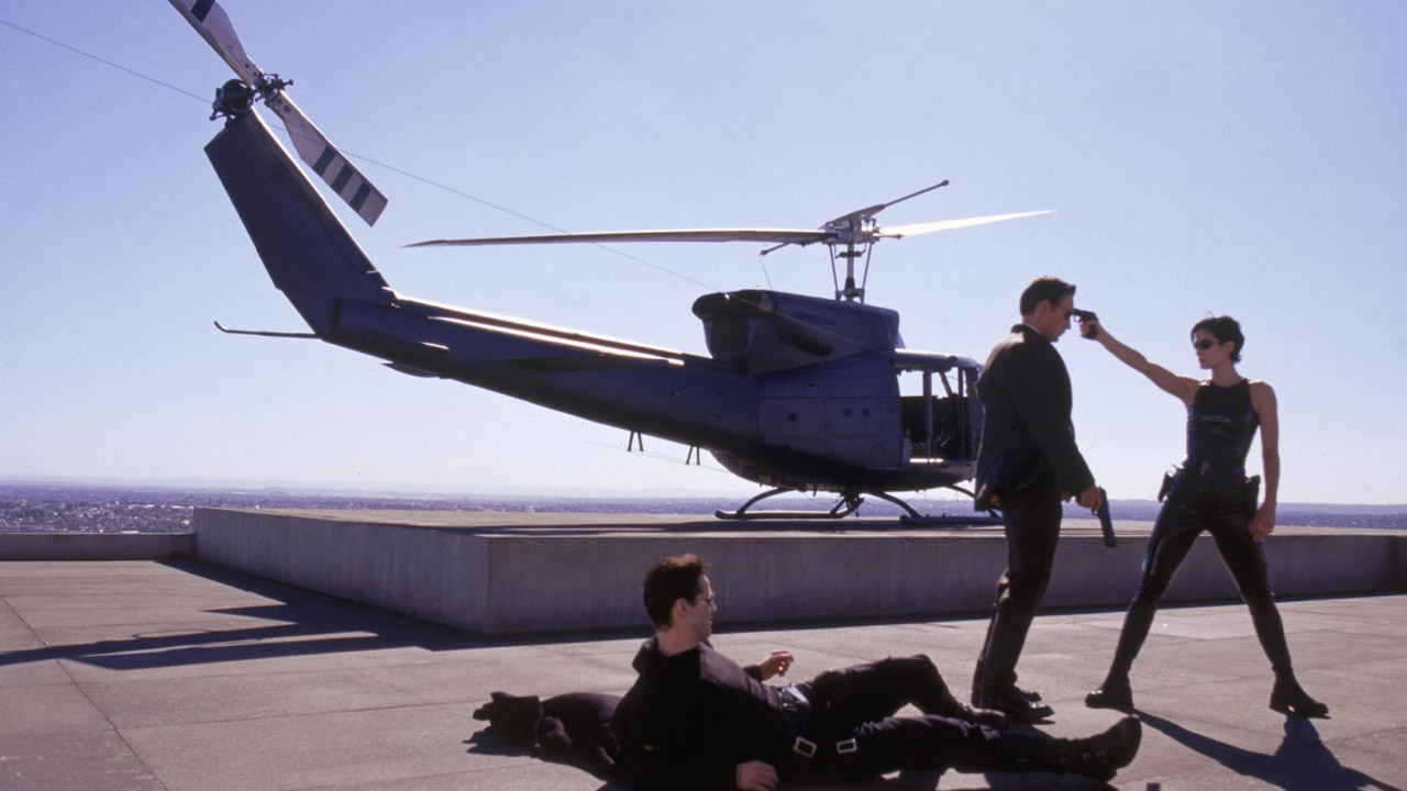 matrix helicopter scene
