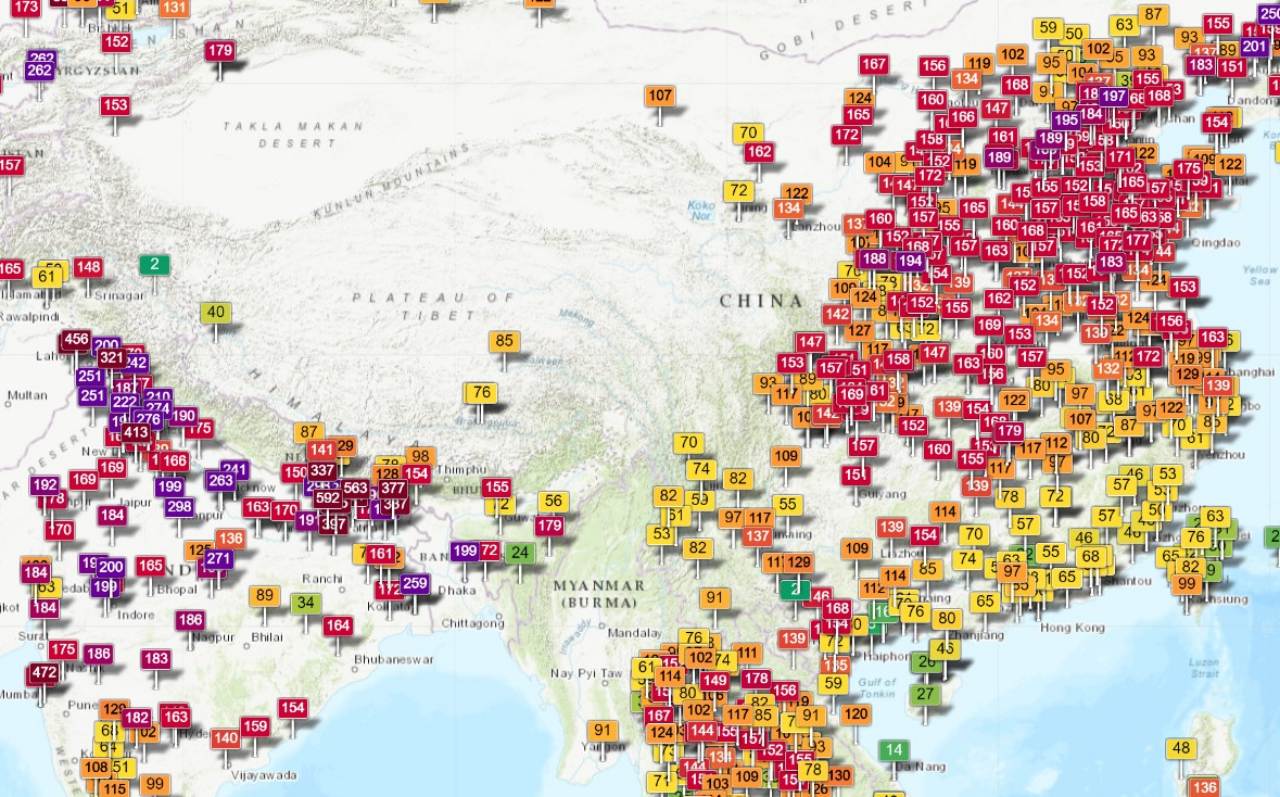 china india air pollution
