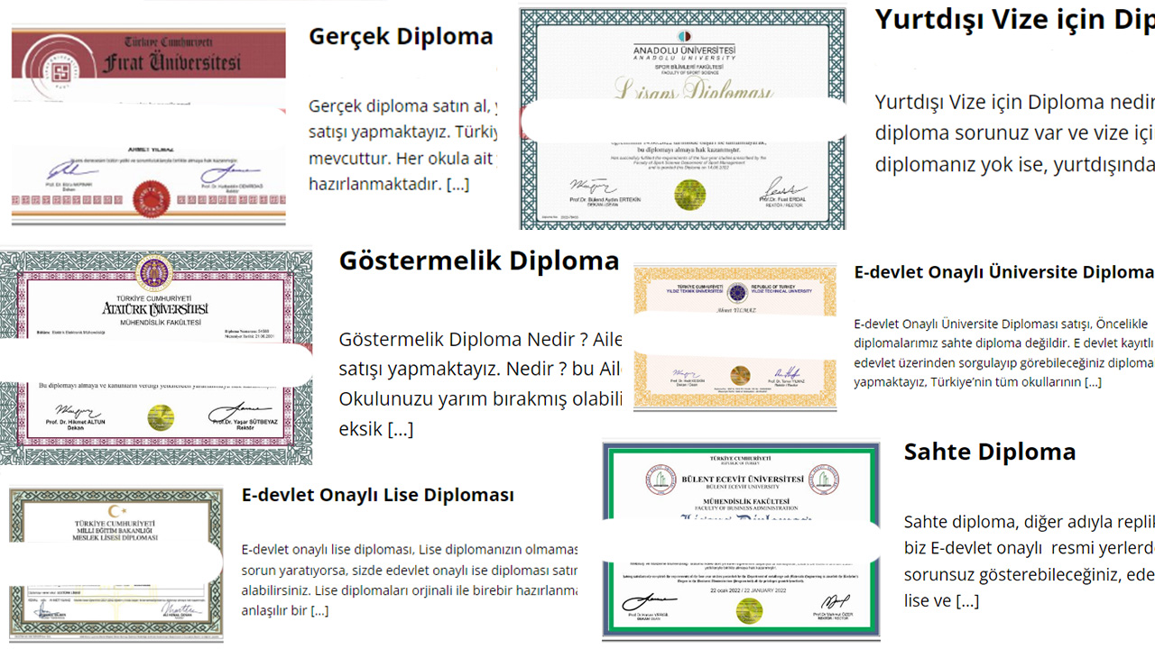 fake diploma