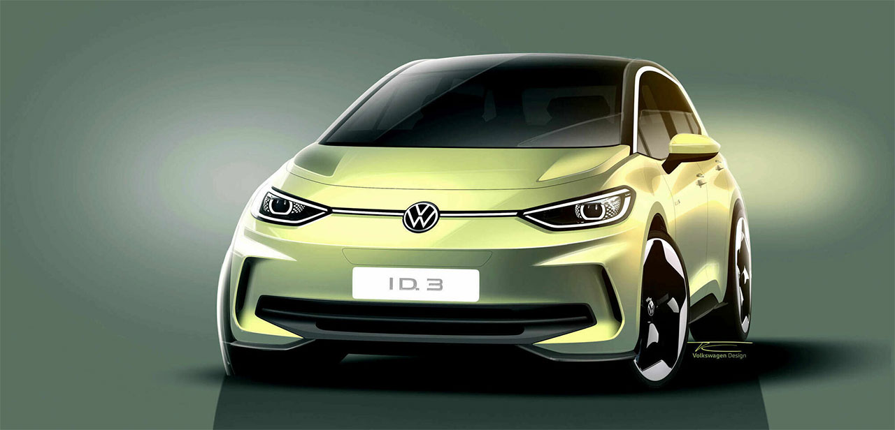 Volkswagen, Yeni Elektrikli Arac ID.3n Gz Alc Konsept Grsellerini Paylat
