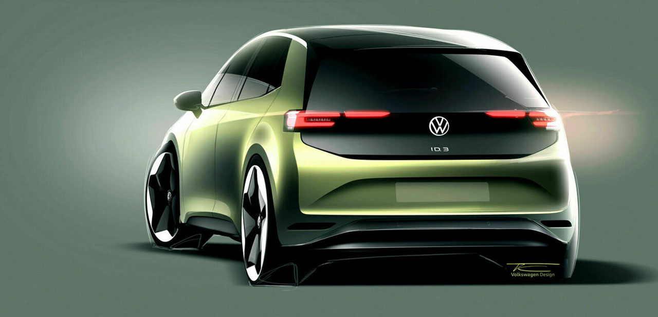 Volkswagen, Yeni Elektrikli Arac ID.3n Gz Alc Konsept Grsellerini Paylat