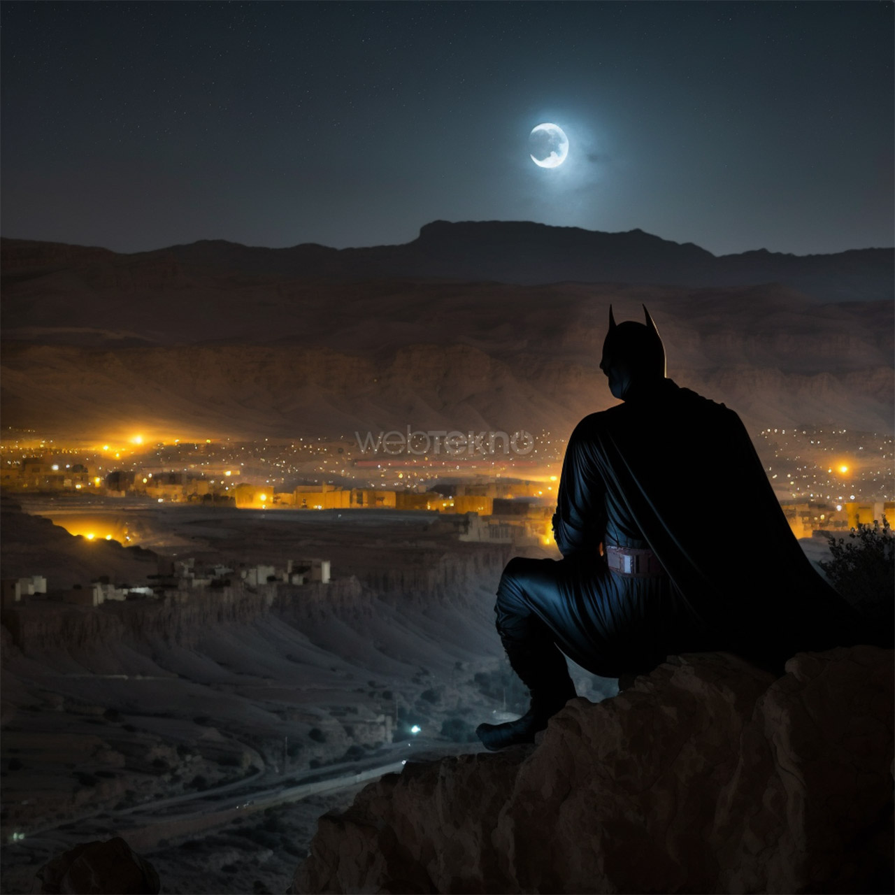 Batman watching Batman