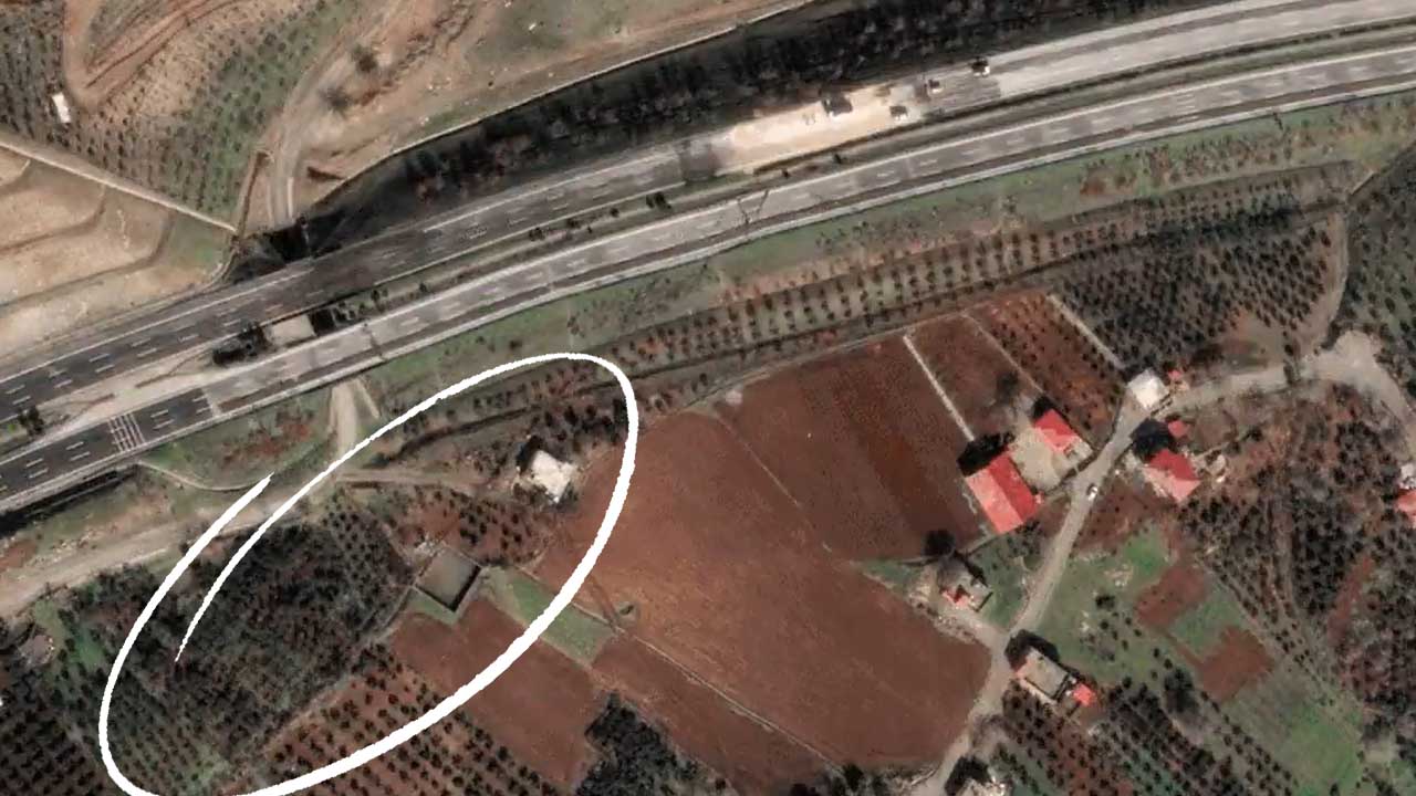 deprem sonrası uydu görüntüsü