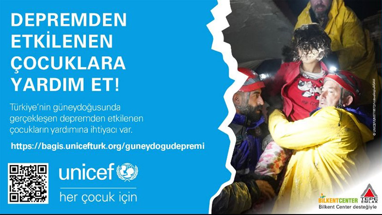 UNICEF Türkiye bağış kampanyası