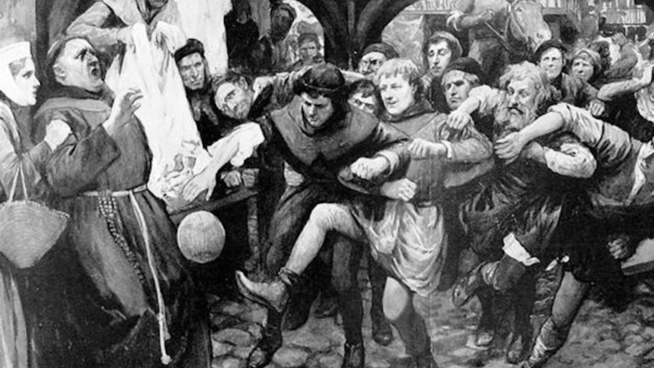 football in the middle ages