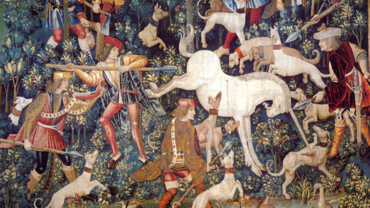 unicorn in the middle ages