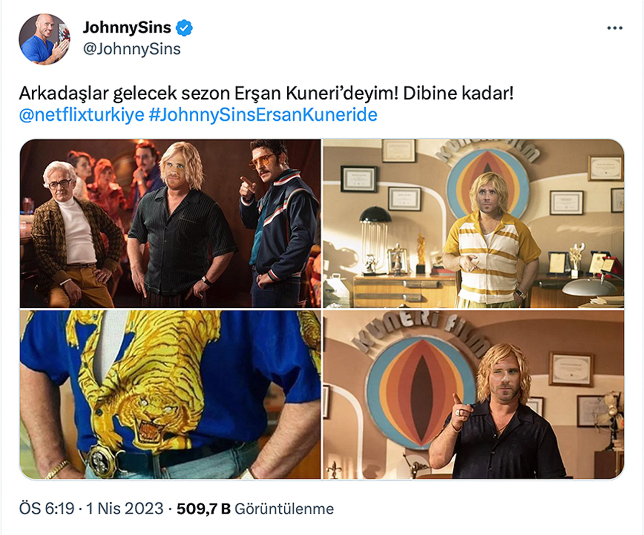 Johnny Sins, Türkçe Paylaşımıyla Sosyal Medyayı Karıştırdı: 