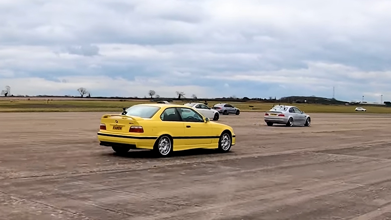BMW M3 Jenerasyonları Drag Yarışında: Hangisi En Hızlı?