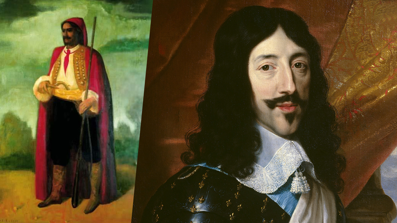 Croatian soldier and French King Louis XIII