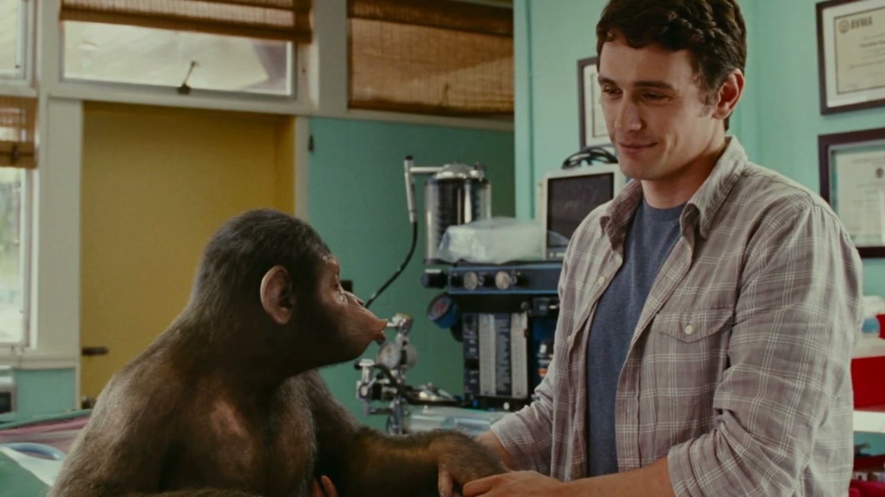 Rise of the Planet of the Apes, james franco
