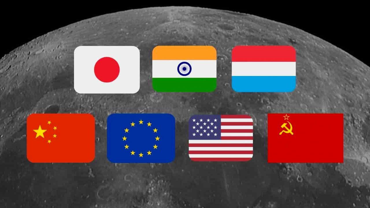 countries on the moon