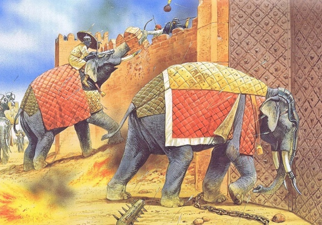 dandanakan savaşı filler