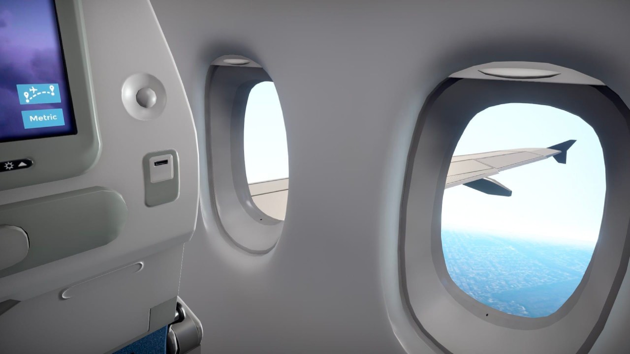 Oval uçak pencereleri