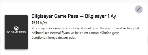 game pass yeni fiyat
