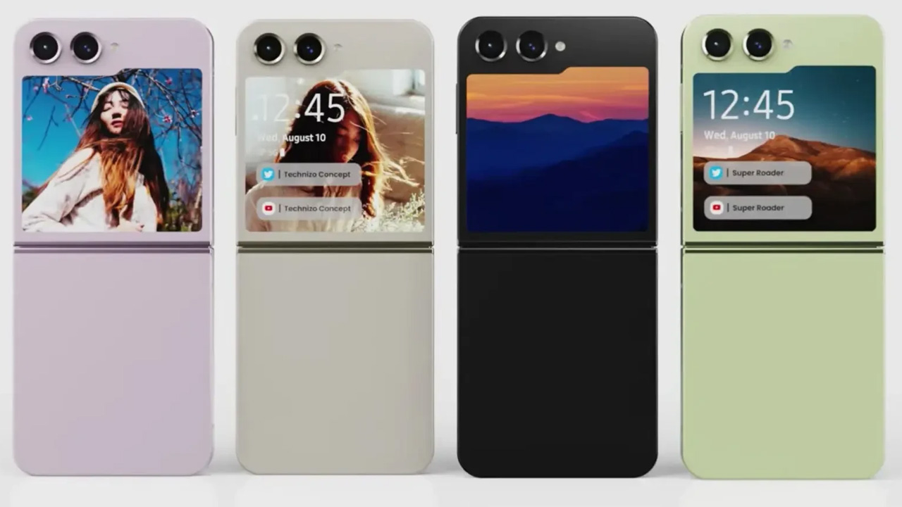 Samsung Galaxy Z Flip5 color options