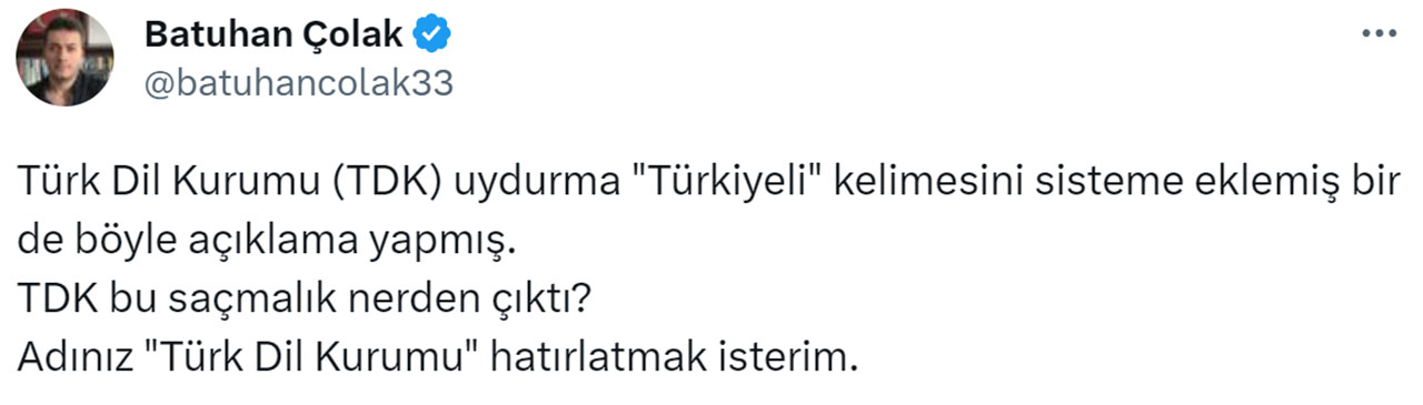from Turkey