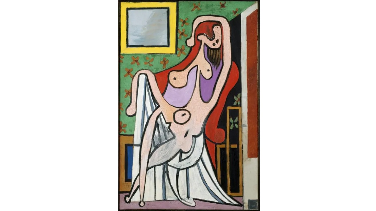 Large Nude in a Red Armchair