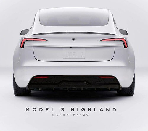 Tesla model 3 konsept