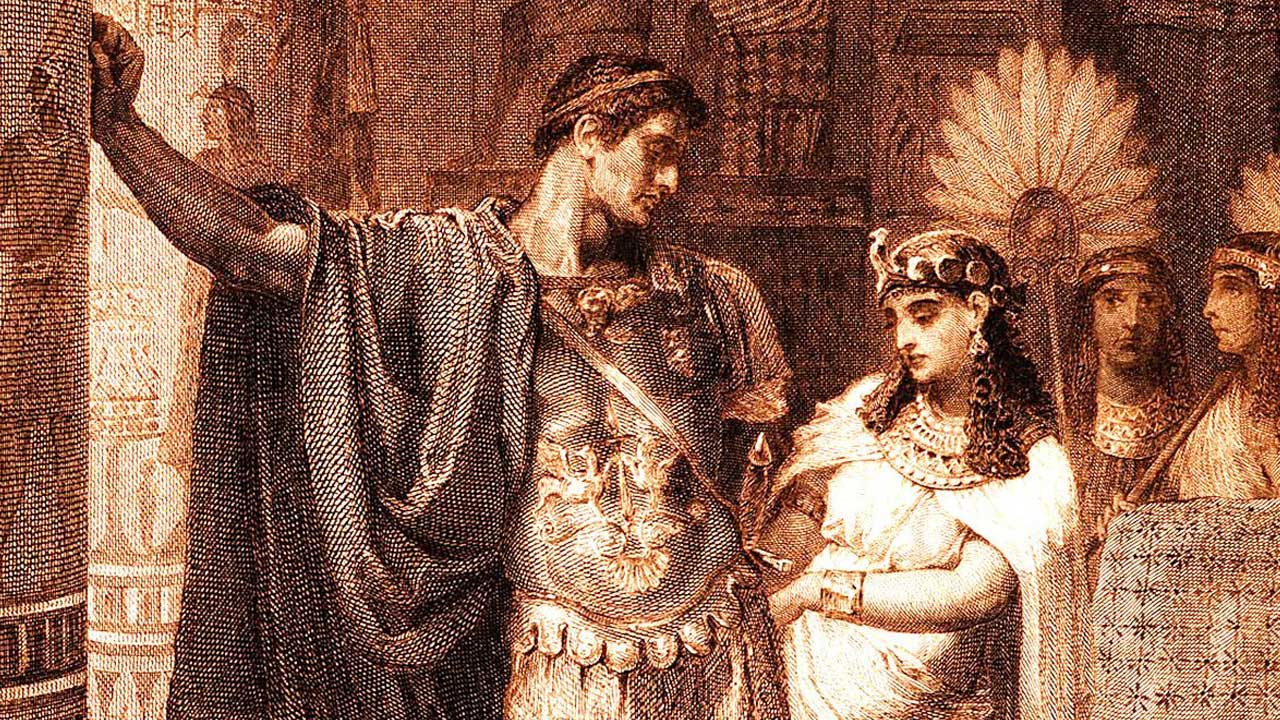Cleopatra and Mark Antony