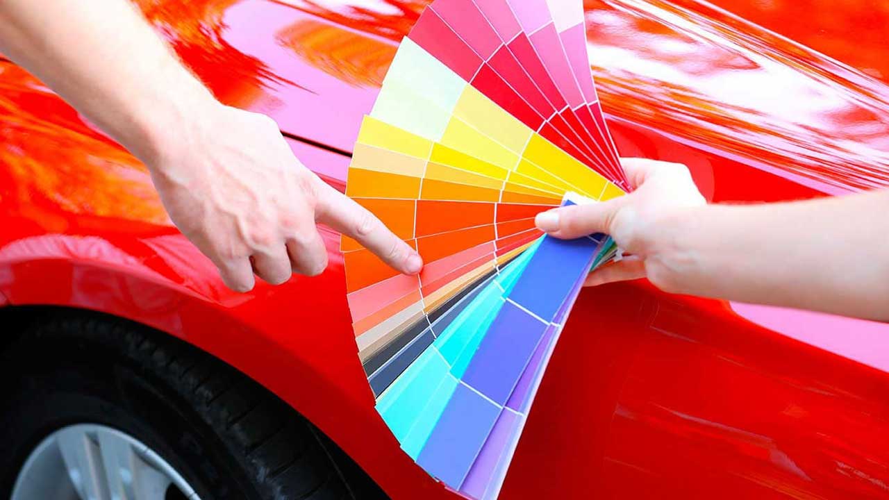 car paint color chart