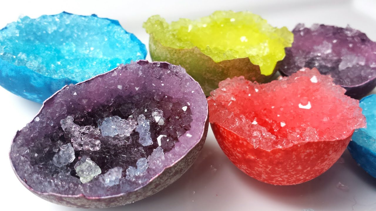 Making crystals from eggs